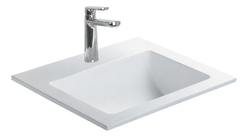 Bacha de baño de apoyo Ferrum Symi LJS1F blanco 