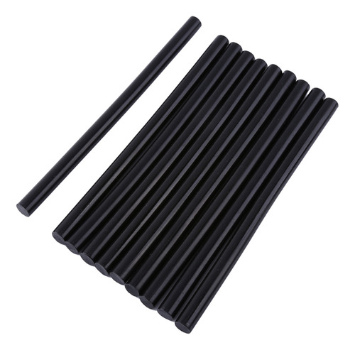 Barras De Pegamento Termofusible, 10 Unidades, Negras, 7 Mm/