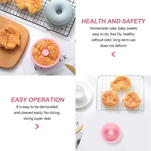 Molde De Silicona Para Hornear Rosquillas Con Dibujos Animad