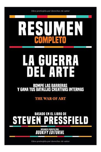 Libro: Resumen Completo La Guerra Del Arte: Rompe Las Y Gana
