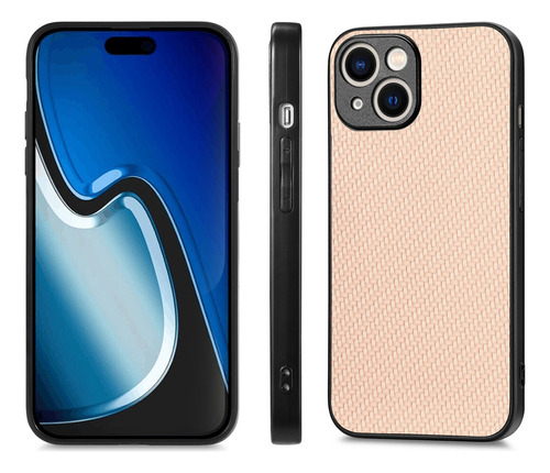 Funda De Fibra De Carbono Para Google Pixel 7 5g/pixel 7a/pixel 7 Pro Ultrafina, Textura De Piel, Resistente A Los Golpes
