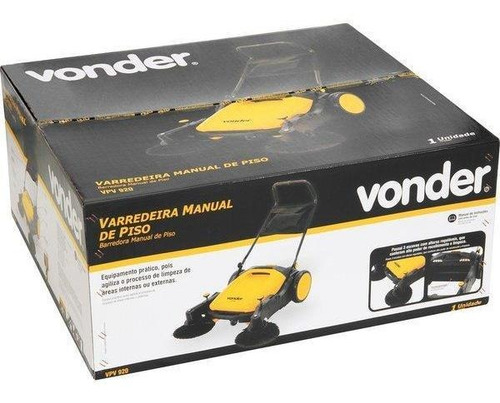 Varredeira Manual De Piso Com Recolhedor Vpv920 - Vonder