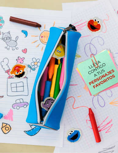 Gomas De Borrar Plaza Sésamo - 12 Packs - Divertidas Color Multicolor