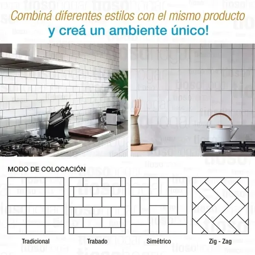 Azulejo Blanco Brillante Medio 7.5x15 Cm Rectangular Cocina Esmaltado Rectificado Clasico 5mm Espesor Cocina Decoracion