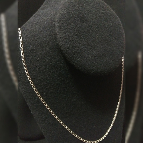 Imagen 2 de 5 de Cadena De Plata Fina 925 Tejido Éxito Hombre Mujer Unisex