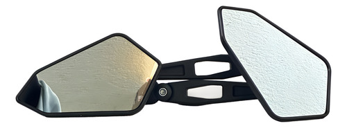 Espejo Universal Negro Ajustable 360° Con Tornillos 8/10mm