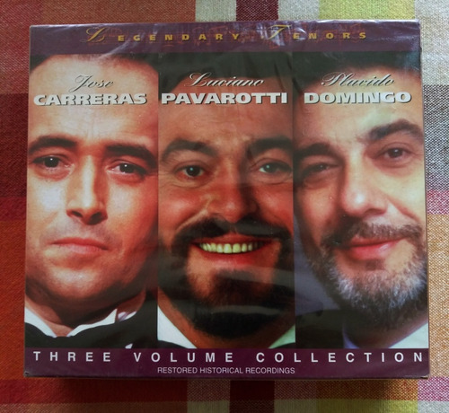 Tres Tenores Pavarotti Domingo Carrera 3cd Box Nuevo Sellado