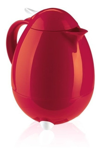 Imagen 1 de 3 de Termo Columbus Leifheit 1l Frio/calor Mantiene 20hs Elegante Color Rojo