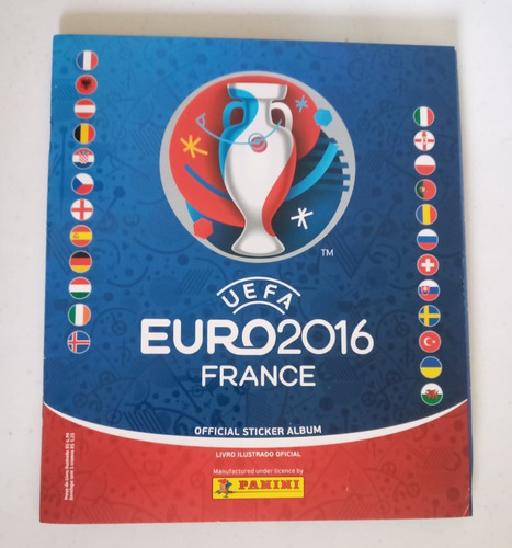 Álbum Euro França 2016 - Completo Colado Perfeito