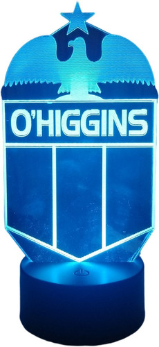 O'higgins Lampara 3d 7 Colores Led Ohiggins De Rancagua