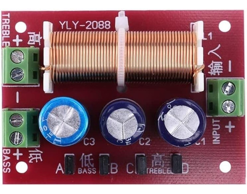 Altavoz Crossover 400 Watts 2 Vías Ajustable Alto Y Bajo
