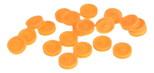 20pcs 2mm Agujero Naranja Plástico Polea De Diy Juguetes Rc 