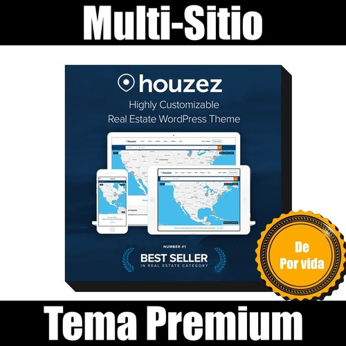 Houzez Real Estate Tema Wordpress Por 1 Año