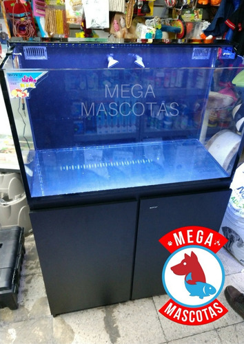 Acuario Marino Boyu Ha1200 330 Lts Con Gabinete Y Sump