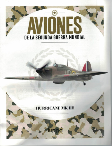 Imagen 5 de 5 de Avion A Escala - Hurricane Mk Iib - Segunda Guerra Mundial