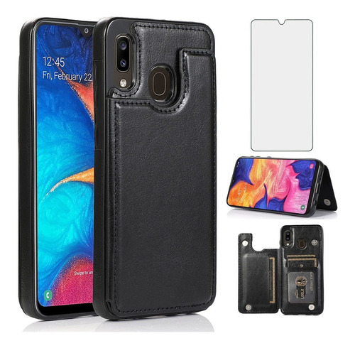 Asuwish Compatible Con Samsung Galaxy A20 A30 Funda De Vidri