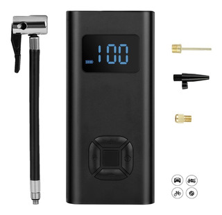 Recargable Por Cmp Compresor Bomba De Bicicleta De 6500 Mah Recargable Por Cmp Compresor Bomba De Bicicleta De 6500 Mah