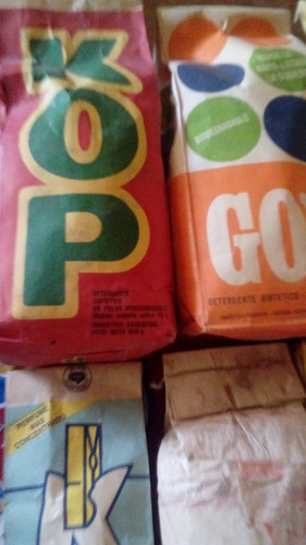 Lote De 7 Jabones En Polvo Llenos Gol Kop La Espuma