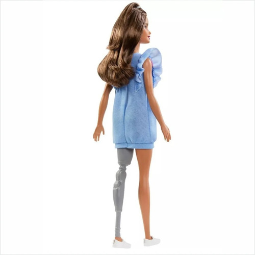 Imagem 3 de 7 de Barbie Fashionistas Morena E Perna Protética Ms