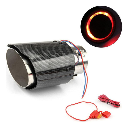 Cola Escape Fibra De Carbono Universales Luz Led Deportiva