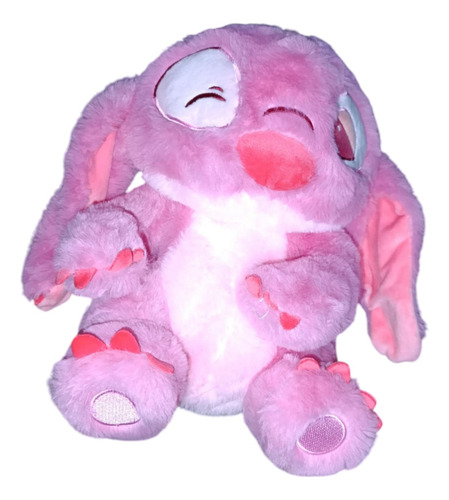 Peluche Stitch + Bolsa De Agua Caliente Para Aliviar Colicos Rosa Chicle
