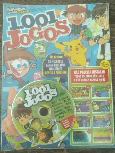 Revista Golden Pack Games Ed 20 -1001 Jogos C/ Cd - Digerati