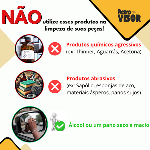 Lente Espelho Retrovisor Fastback 2023 Lado Direito Com Base