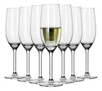 Comprar Copas De Vidrio Para Champaña Vino Boda Brindis Juego 6 Pzas