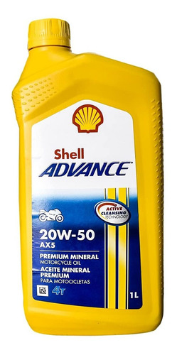 Shell Advance 20w50 4t Ax5