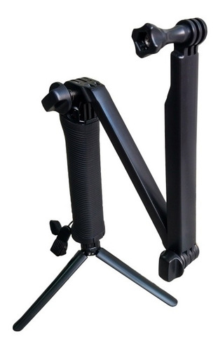 3 Way Monopod Selfie Stick Abs Tornillo Dorado Para Gopro