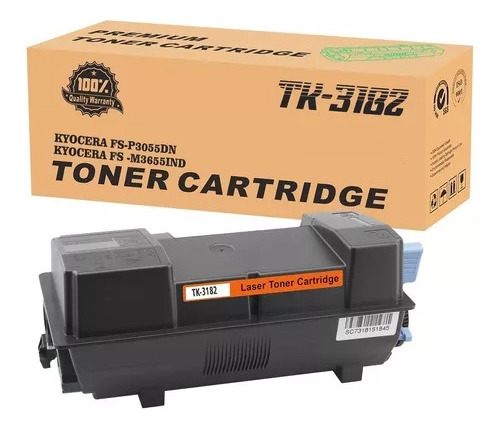 Toner Generico Tk-3182  Kyocera Fs-p3055dn Fs-m3655idn