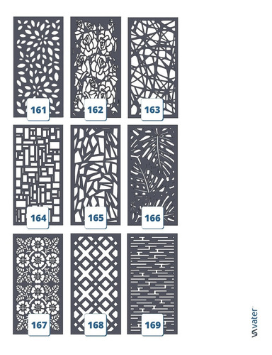 Imagen 7 de 9 de Chapa Decorativa Perforada 1200x600x1.25 Diseños Varios