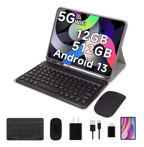 Tableta Hancdon Android 13 11.6 512gb 12gb Ram Con Teclado