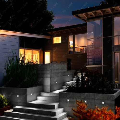 Imagen 5 de 5 de Spot Empotrable Led Bronx 2w Embutir Escalera Pared Exterior