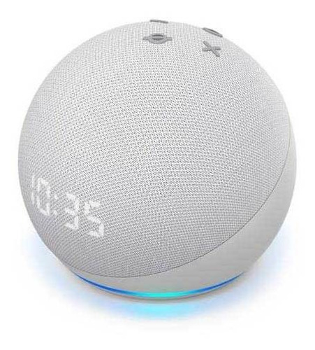 Echo Dot 4ª Geração Smart Speaker Amazon, Relógio E Alexa