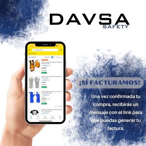 Manga De Kevlar Aluminizado Un Par Para Altas Temperaturas