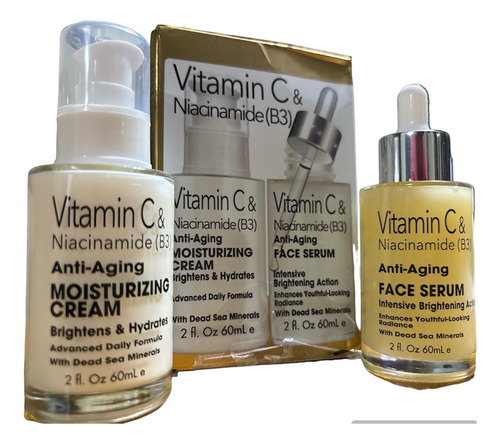 Set! Pack Niacinamida (b3)+ Vitamina C!!!