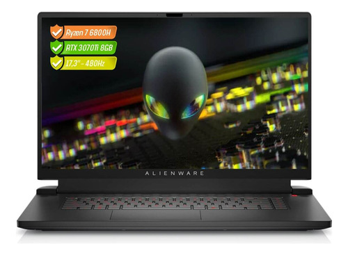 Portátil Gamer Alienware M17 R5 Ryzen 7 Rtx 3070ti 1tb 16gb 