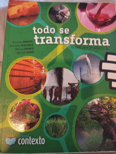 Libro Todo Se Transforma 3 Quimica