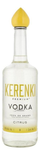 Paquete De 3 Vodka Kerenki Premium Citrus 1 L
