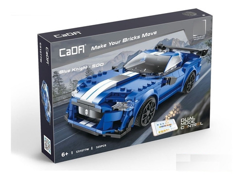 Auto Armable Cada Blue knight 500 - Control Remoto Dual