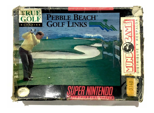 Peeble Beach Golf Links - Caja Original De Super Nintendo