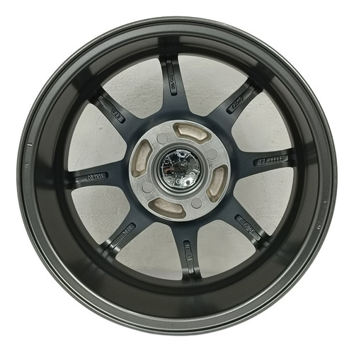 Jogo De Roda De Liga Leve Zuma Wheels Aro 14 3234 Gsp 4x100 Cor Grafite Diamantado