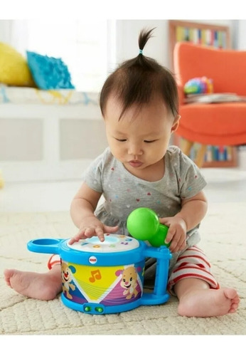 Imagen 7 de 8 de Tambor Toca Y Aprende De Fisher Price. En 40 Vrds.