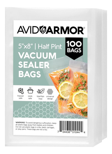 Avid Armor Bolsas Selladoras Al Vacio Tamaño Pequeño Una Pin