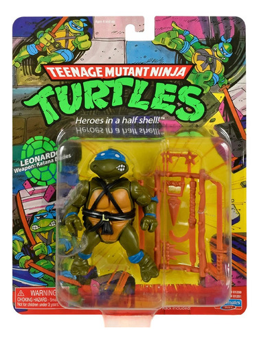 Ninja Turtles Leonardo Figura De Accion Playmates