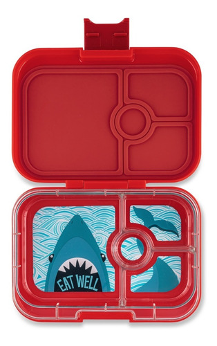 Yumbox Rojo Panino 4 Comp// Lunch Box Bento Lonchera