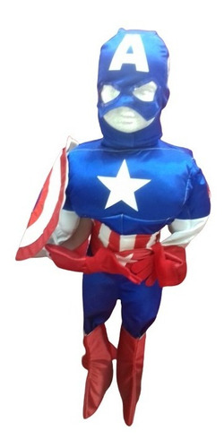 Disfraz Del Capitán América Para Niño Nuevo