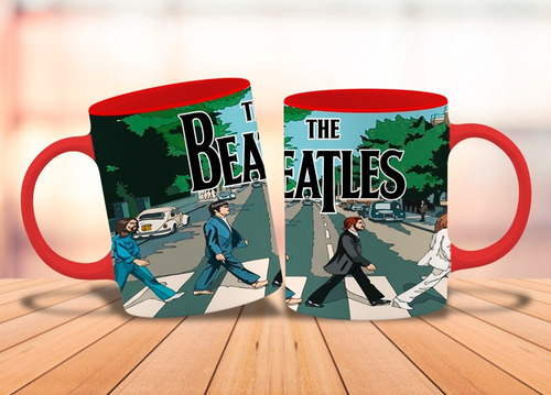 Taza The Beatles Rock Abbey Road