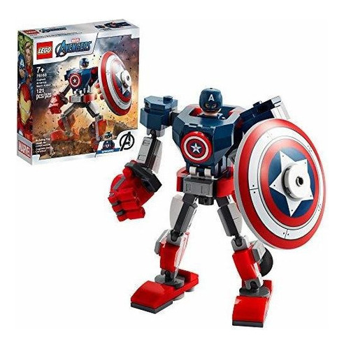  Lego Marvel Avengers Classic Captain America Mech Armor 